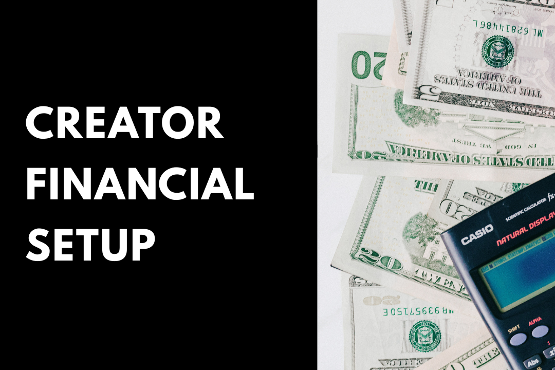 Creator Financial Setup Framework screenshot