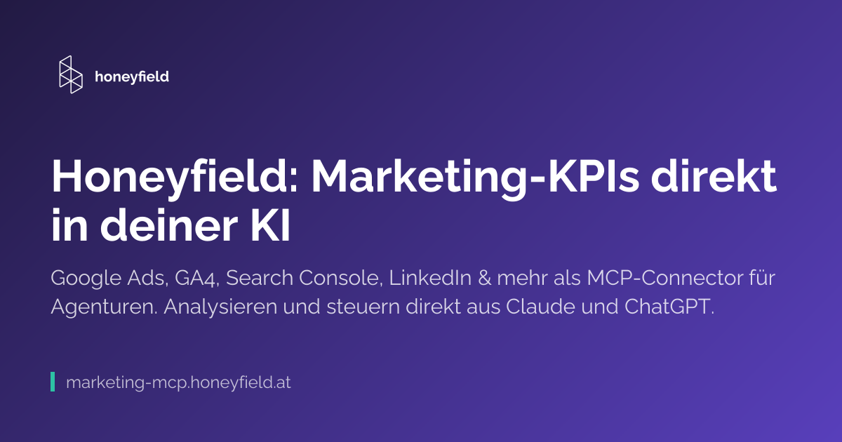 Honeyfield: Marketing KPIs right inside your AI screenshot